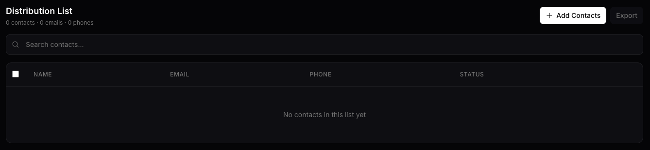 Add Contacts